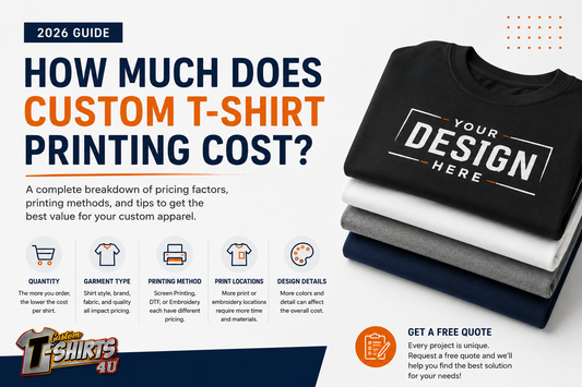How Much Does Custom T-Shirt Printing Cost in 2026?