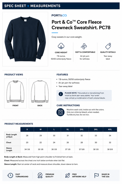 CREWNECK SWEATER + SCREEN PRINTING ONLINE SPECIAL