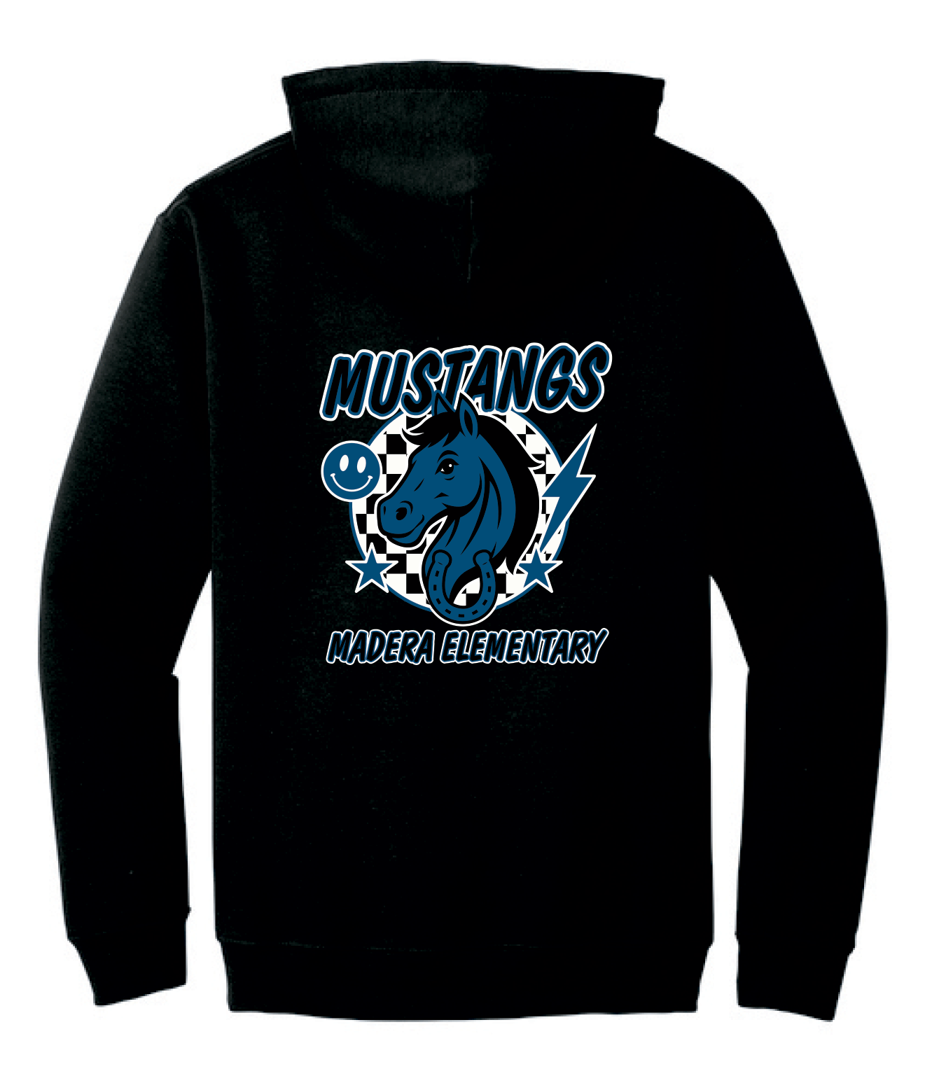 Madera Elementary Zip Hoodie (Black)