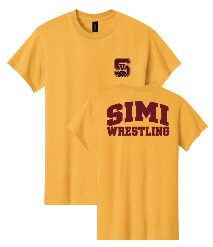 SVHS SIMI Wrestling Unisex T-Shirt (Gold)