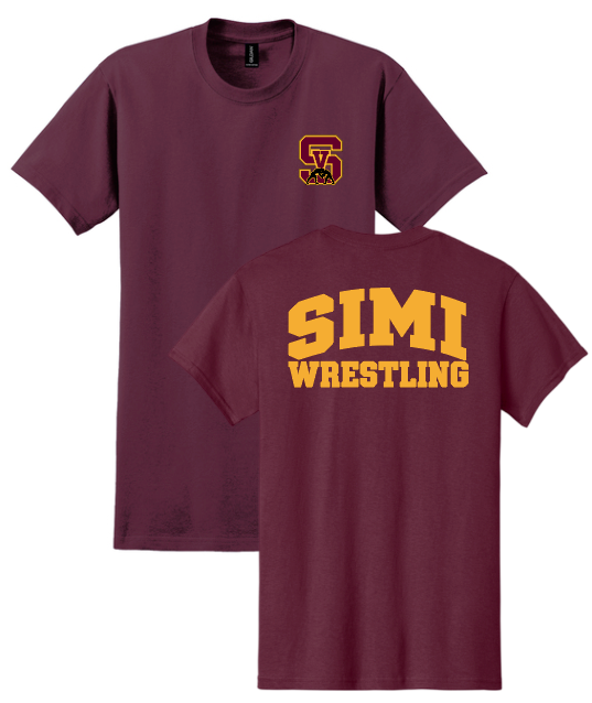 SVHS SIMI Wrestling Unisex T-Shirt (MAROON)