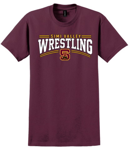 SV Wrestling Banner Unisex T-Shirt (MAROON)