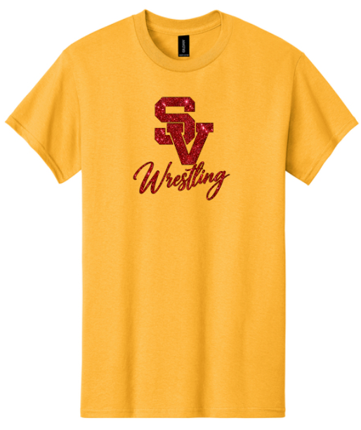 SV Wrestling Pink Glitter Unisex T-Shirt