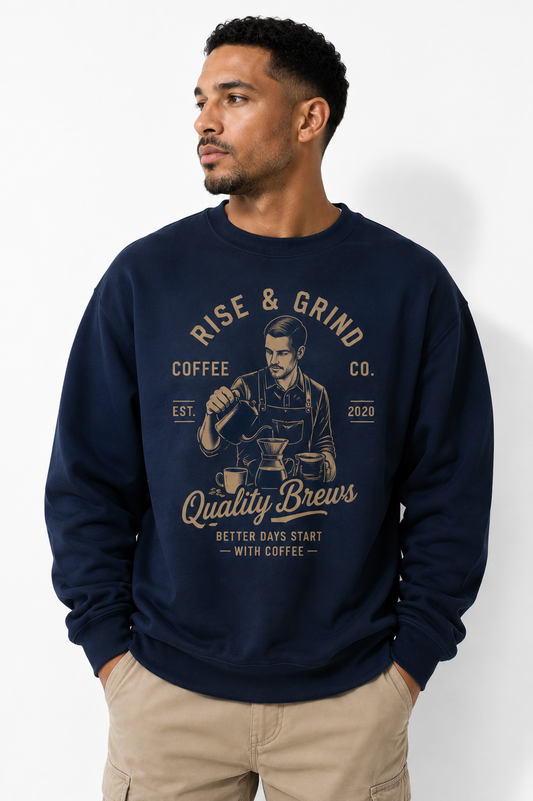CREWNECK SWEATER + SCREEN PRINTING ONLINE SPECIAL